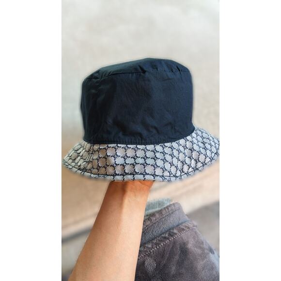 Vintage Celine Triomphe Monogram Bucket Hat | Size Large | Classic Logo Pattern - Picture 2 of 2